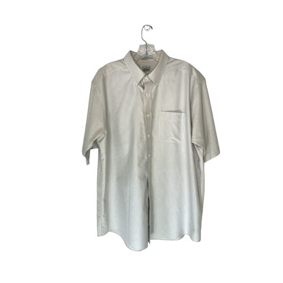 L.L. Bean Men's Striped Wrinkle Free Traditional Fit Button Down Shirt Size 17R - Picture 1 of 10